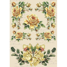 Декупажная карта #0171 21x29,7 см, Фабрика Декора