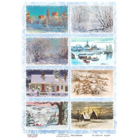 Декупажная карта #0269 21x29,7 см, Фабрика Декора