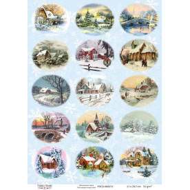 Декупажная карта #0272 21x29,7 см, Фабрика Декора