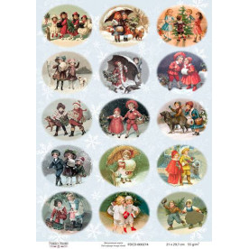 Декупажная карта #0274 21x29,7 см, Фабрика Декора