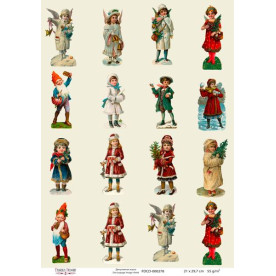 Декупажная карта #0278 21x29,7 см, Фабрика Декора