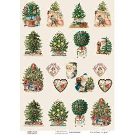 Декупажна карта #0280 21x29,7 см, Фабрика Декору