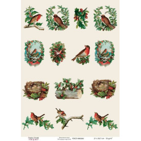 Декупажная карта #0285 21x29,7 см, Фабрика Декора