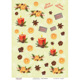 Декупажна карта #0292 21x29,7 см, Фабрика Декору