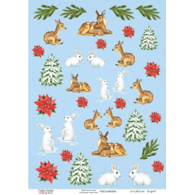 Декупажная карта #0295 21x29,7 см, Фабрика Декора