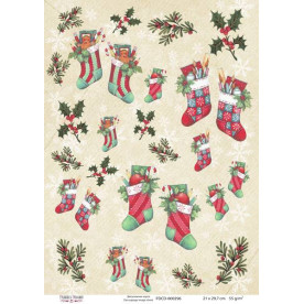 Декупажная карта #0296 21x29,7 см, Фабрика Декора