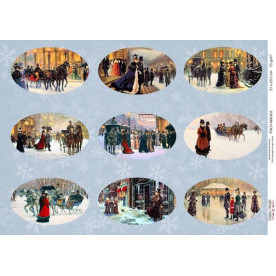 Декупажная карта #0302 21x29,7 см, Фабрика Декора