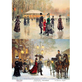 Декупажная карта #0304 21x29,7 см, Фабрика Декора