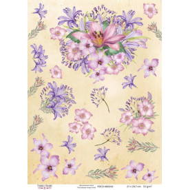 Декупажна карта # 0343 21x29,7 см, Фабрика Декору
