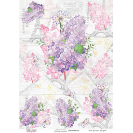 Декупажна карта #0346 21x29,7 см, Фабрика Декору