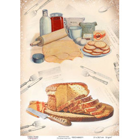 Декупажна карта #0371 21x29,7 см, Фабрика Декору