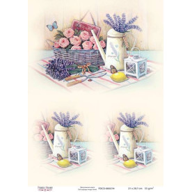 Декупажна карта #0374 21x29,7 см, Фабрика Декору