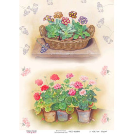 Декупажная карта #0375 21x29,7 см, Фабрика Декора