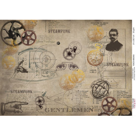 Декупажна карта #0393 21x29,7 см, Фабрика Декору