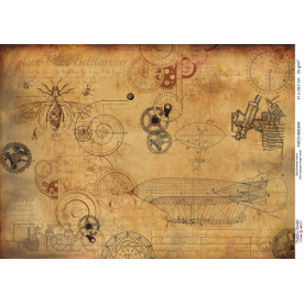 Декупажна карта #0394 21x29,7 см, Фабрика Декору