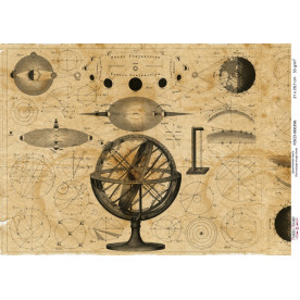 Декупажная карта #0396 21x29,7 см, Фабрика Декора