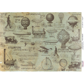 Декупажна карта #0397 21x29,7 см, Фабрика Декору