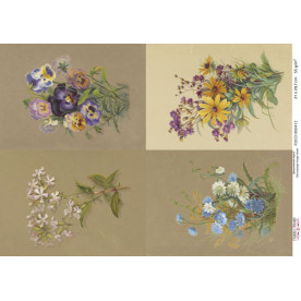 Декупажна карта # 0412, 21x29,7 см, Фабрика Декору