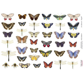 Декупажная карта #0417, 21x29,7 см, Фабрика Декора