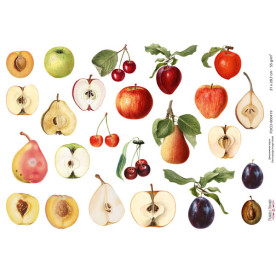 Декупажная карта #0419, 21x29,7 см, Фабрика Декора