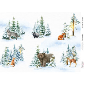 Декупажна карта #0462 21x29,7 см, Фабрика Декору