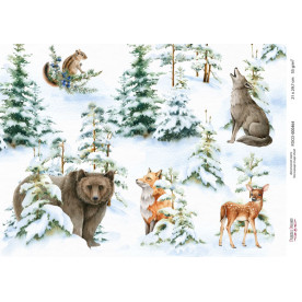 Декупажна карта #0464 21x29,7 см, Фабрика Декору