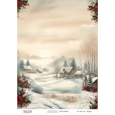 Декупажна карта #543, 21x29,7см, Фабрика Декору