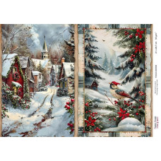 Декупажна карта #558, 21x29,7см, Фабрика Декору