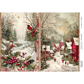 Декупажна карта #559, 21x29,7см, Фабрика Декору