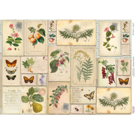 Декупажна карта # 000686, 29,7x42см, Фабрика Декору