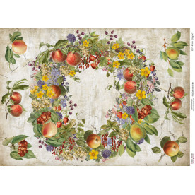 Декупажная карта #000691, 29,7x42см, Фабрика Декора