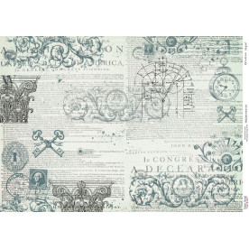 Декупажная карта #000729, 29,7x42см, Фабрика Декора