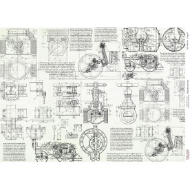 Декупажная карта #000736, 29,7x42см, Фабрика Декора