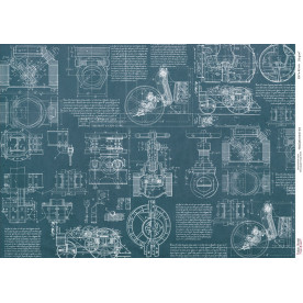 Декупажна карта # 000738, 29,7x42см, Фабрика Декору