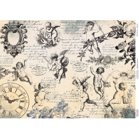 Декупажная карта #000745, 29,7x42см, Фабрика Декора