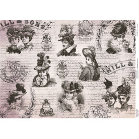 Декупажна карта # 000751, 29,7x42см, Фабрика Декору