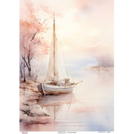 Декупажная карта #000809, 29,7x42см, Фабрика Декора