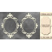 Набор чипбордов Овальные рамки с вензелями 3 10х15 см #517, цвет молочный, Фабрика Декора