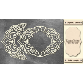 Набір чіпбордов Рамка і бордюр з завитками 10х15 см # 524, Фабрика Декору