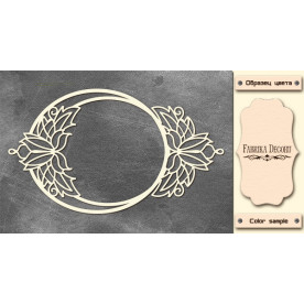 Набор чипбордов,ов Рамка с цветочным орнаментом 10х15 см #529 , цвет молочный, Фабрика Декора