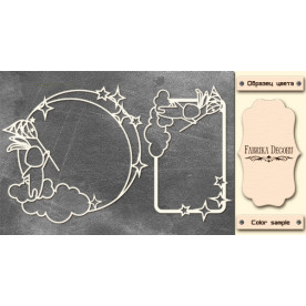 Набор чипбордов,ов Рамки dreamy baby boy 10х15 см #537 , цвет молочный, Фабрика Декора