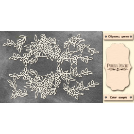 Набір чіпбордов Незабудки 10х15 см # 546, колір молочний, Фабрика Декору
