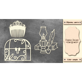 Набор чипбордов, Ретро, 10х15см #585, Фабрика Декора