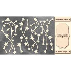 Набор чипбордов, Звездные нити, 10х15см #602, Фабрика Декора