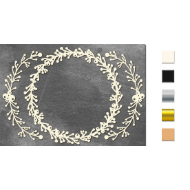 Набор чипбордов,ов Рамочка из веточек 10х15 см #629, молочный, Фабрика Декора