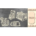 Набор чипбордов, Фотоаппараты #1 #669, 10х15 см, 1,3мм, Фабрика Декора