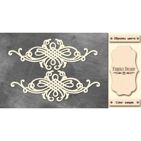 Набор чипбордов, Вензеля #1 #673, 10х15 см, 1,3мм, Фабрика Декора