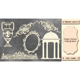 Набор чипбордов, Античный декор #1 #675, 10х15 см, 1,3мм, Фабрика Декора