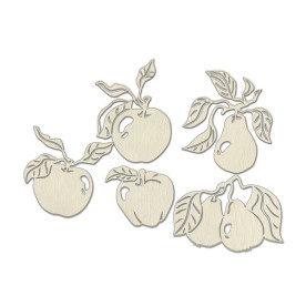 Набір чіпбордів, Summer botanical diary, # 686, бежевий, 10х15 см, Фабрика Декору