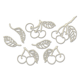 Набор чипбордов, Summer botanical diary, #687, бежевый, 10х15 см, Фабрика Декора